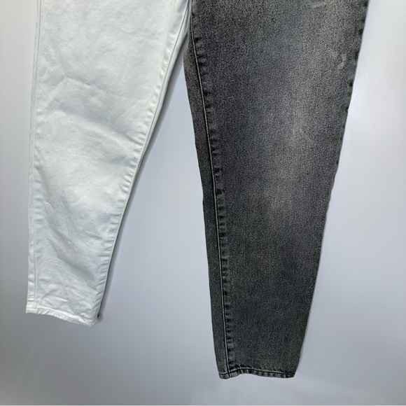 REVICE Denim Women's True Love Checkmate Jeans White Black Denim Size 25 - Picture 6 of 13